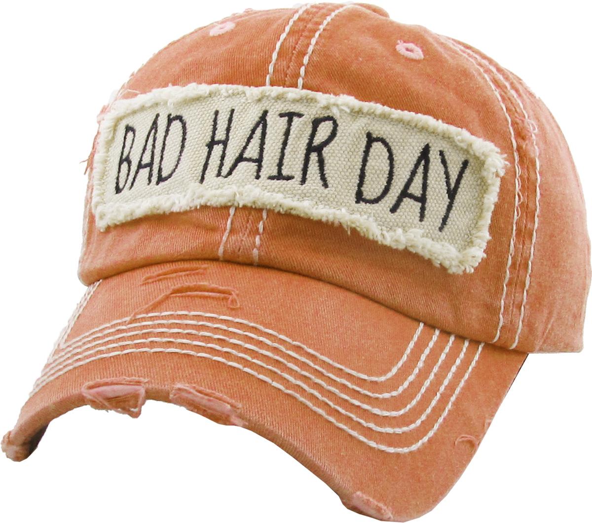 Bad Hair Day Washed Vintage Ball Cap | KBETHOS
